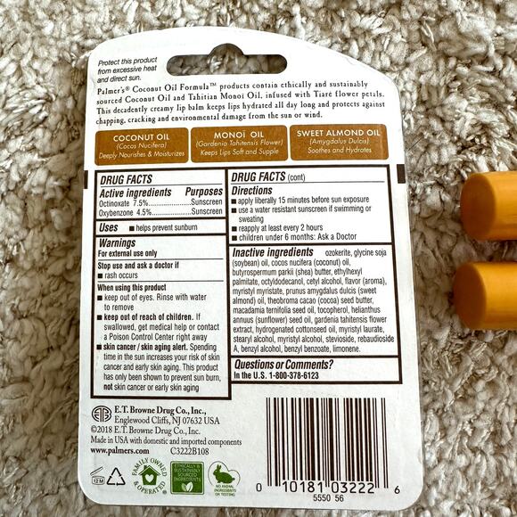 Lip Balm Bundle of 3 Palmer's Burt's Bees - Picture 3 of 3